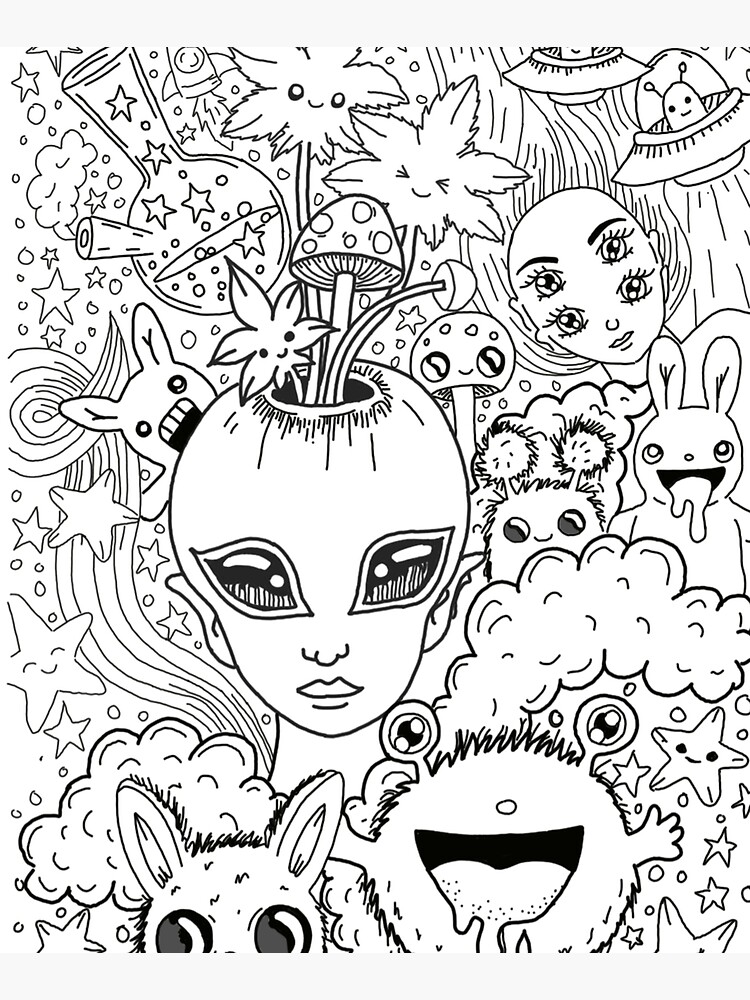 Mind of a stoner mounted print for sale by ainsleyt