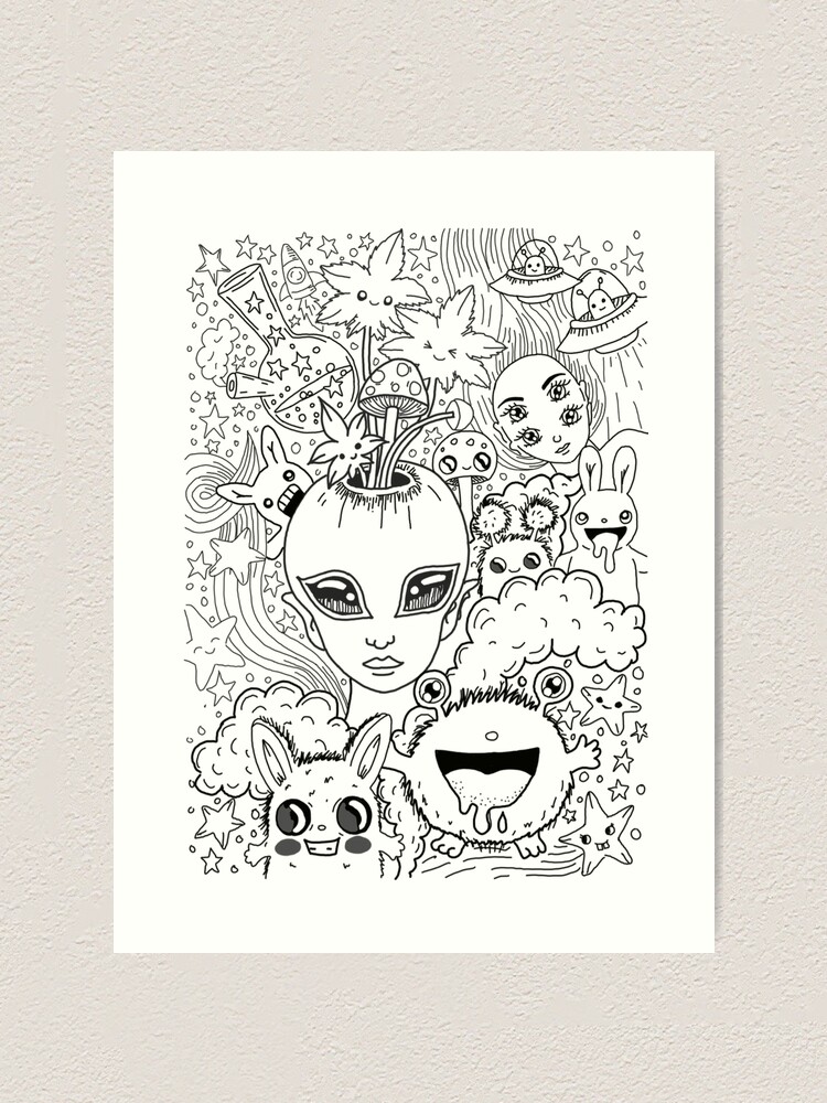 Mind of a stoner art print for sale by ainsleyt