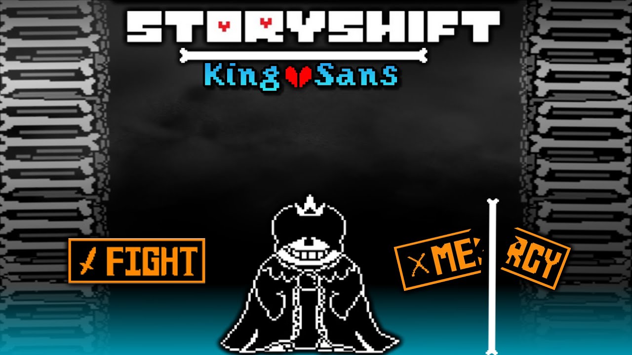Storyshift king sans fight undertale fangame all ending