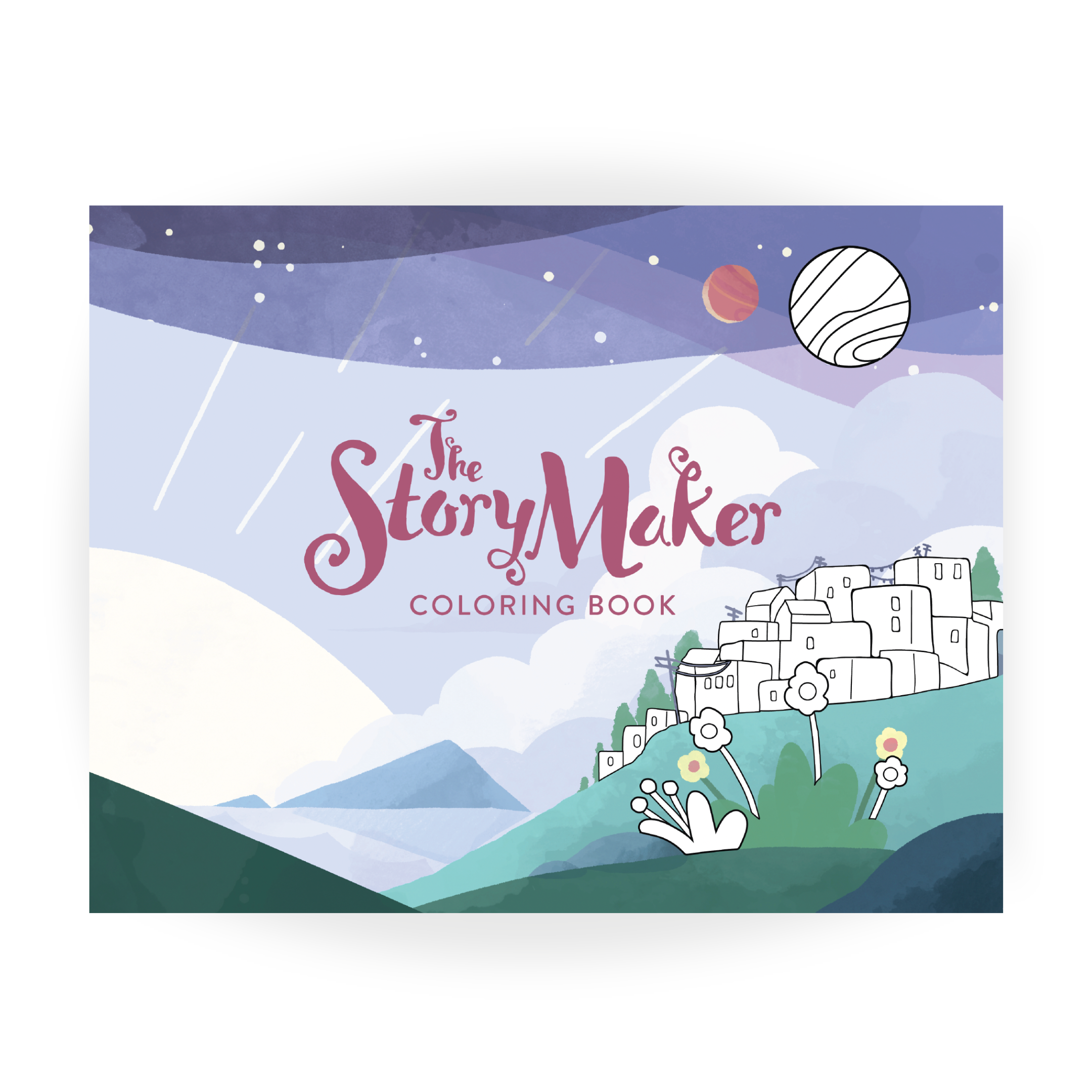 The story maker coloring book spread truth