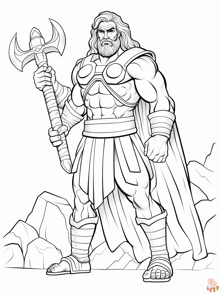 Printable samson coloring pages free for kids and adults