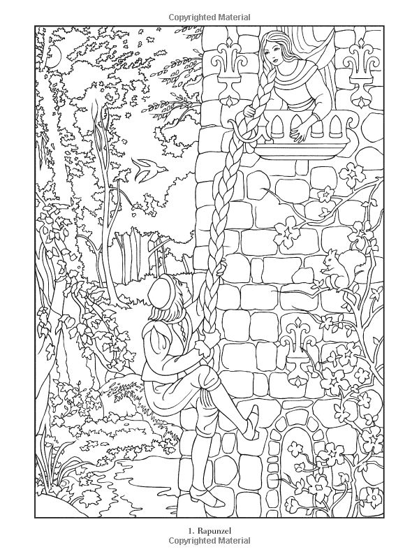 Famous fairy tales coloring book dover classic stories coloring book coloring books detailed coloring pages coloring book pages