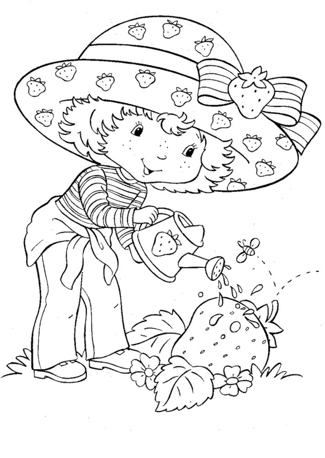 Pages strawberry shortcake coloring book