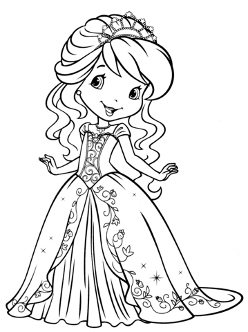 Strawberry shortcake coloring pages free coloring pages