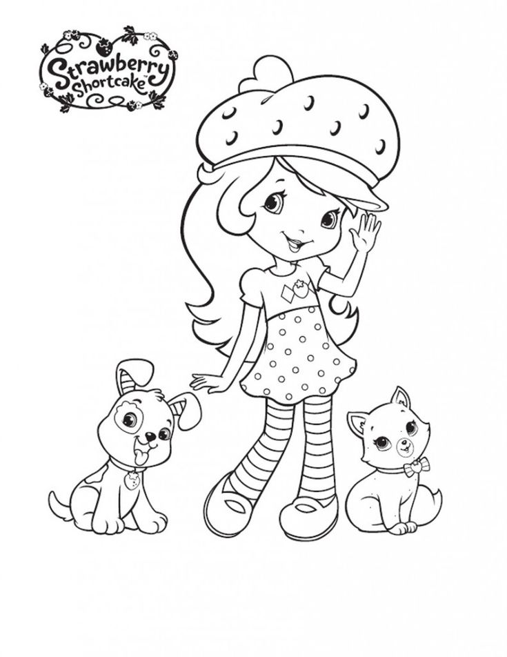 Free printable strawberry shortcake coloring pages for kids malvorlagen zum ausdrucken malvorlage prinzessin ausmalbilder