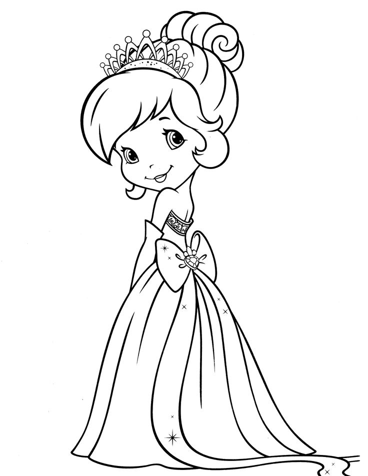 Princess coloring pages strawberry shortcake coloring pages disney coloring pages