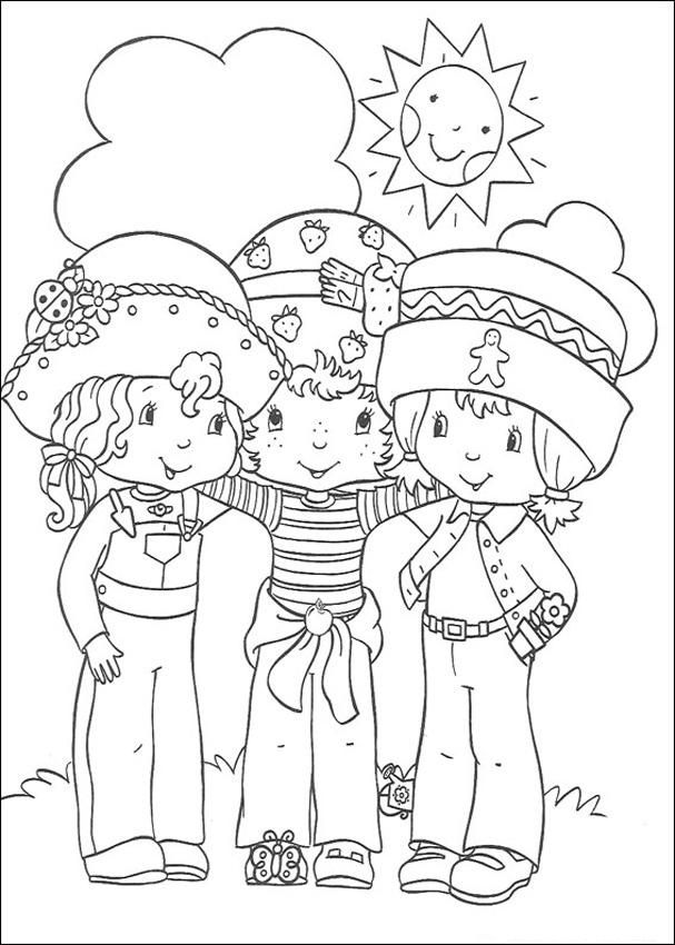 Free printable strawberry shortcake coloring pages for kids strawberry shortcake coloring pages cool coloring pages cute coloring pages