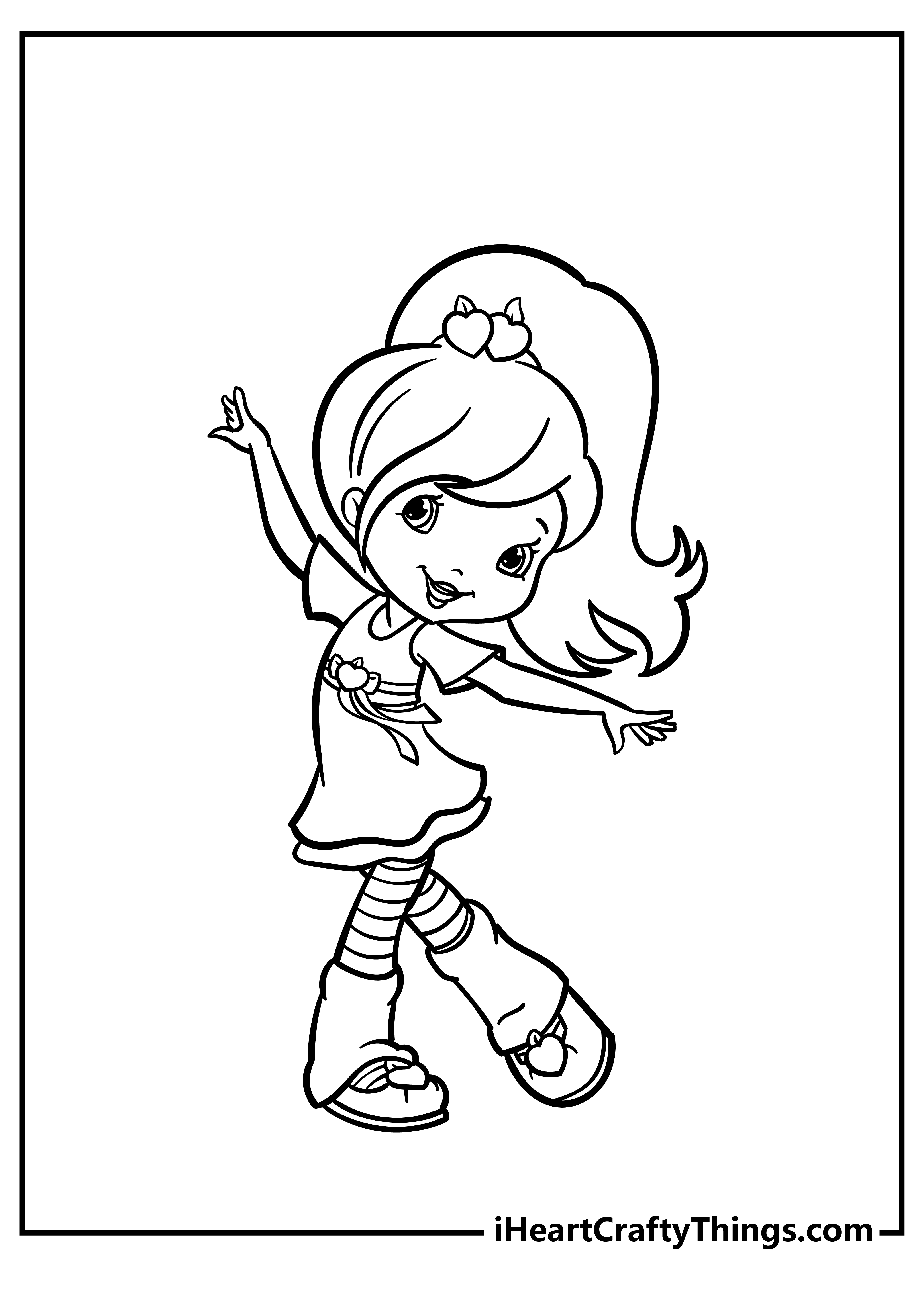 Strawberry shortcake coloring pages free printables