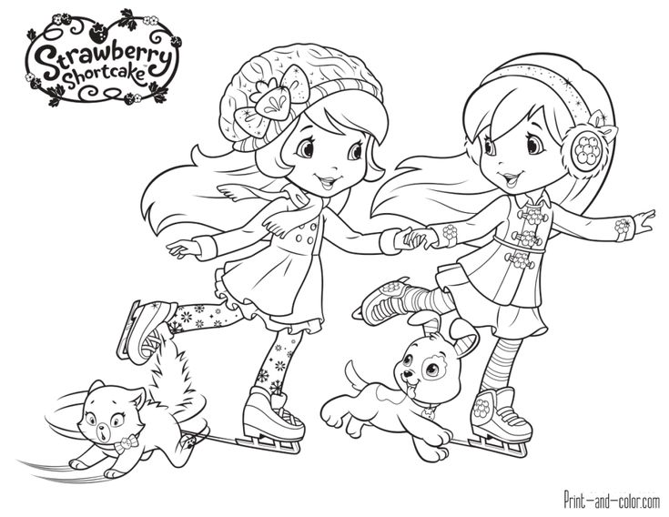 Strawberry shortcake coloring pages print and color strawberry shortcake coloring pages coloring pages anime mermaid
