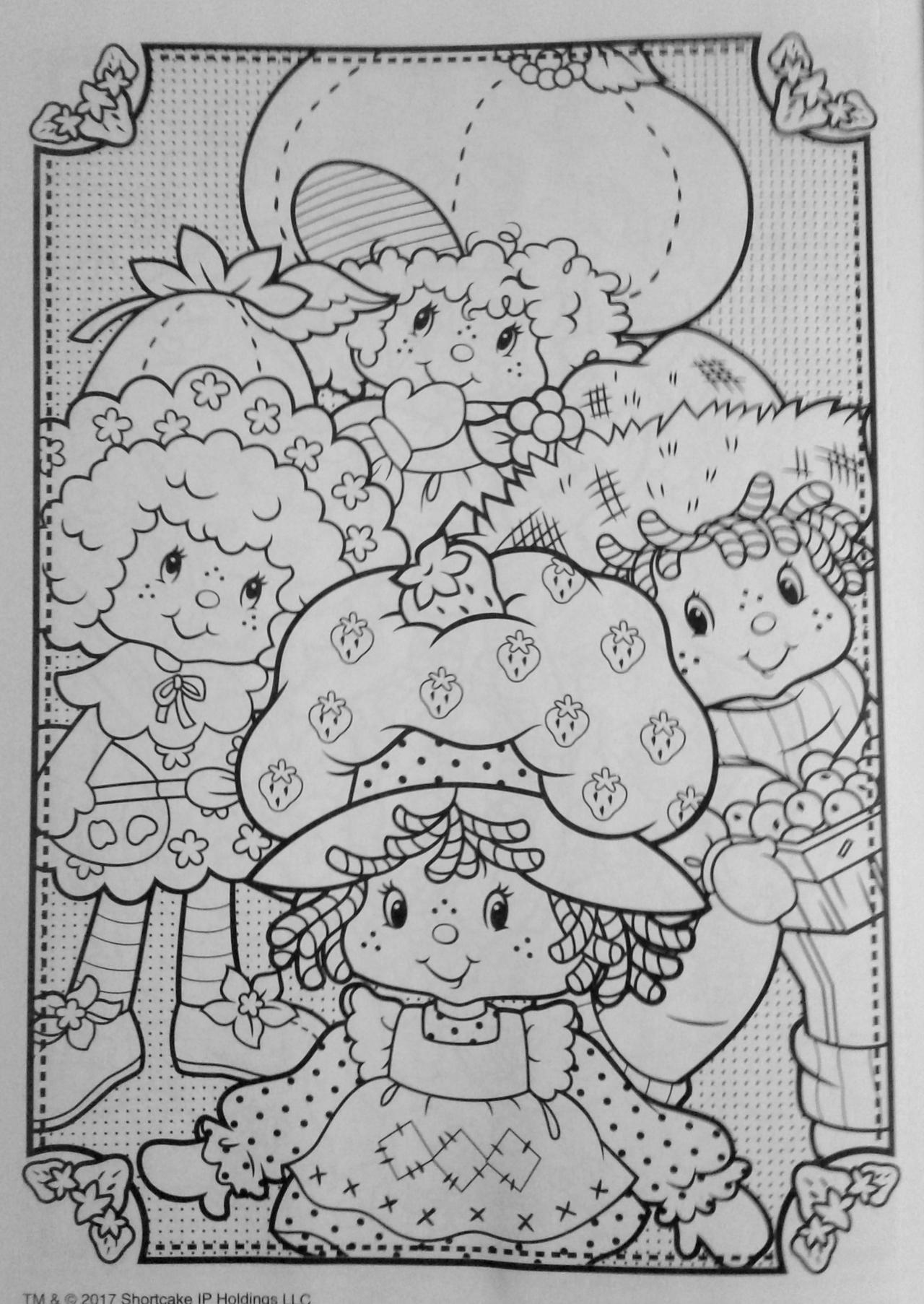 Strawberry shortcake coloring page by stacylyn on