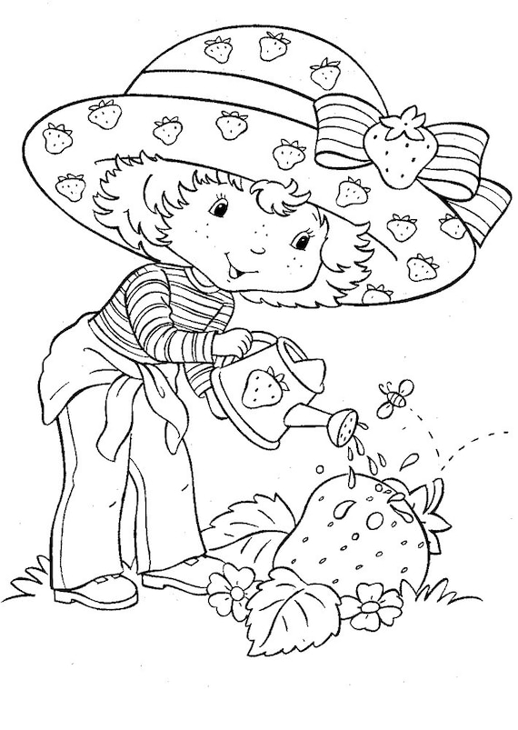 Pages strawberry shortcake coloring book