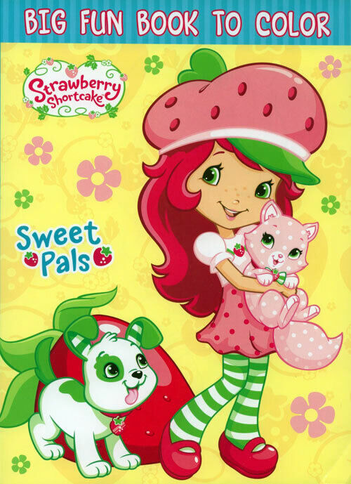 Strawberry shortcake coloring book rare unused