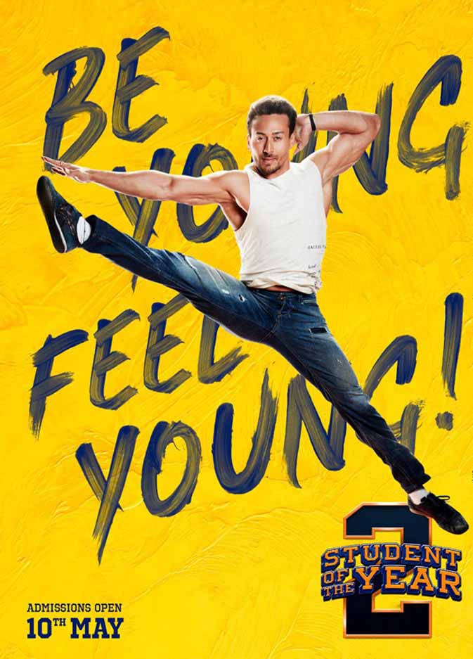 Student of the year tiger shroff action poster