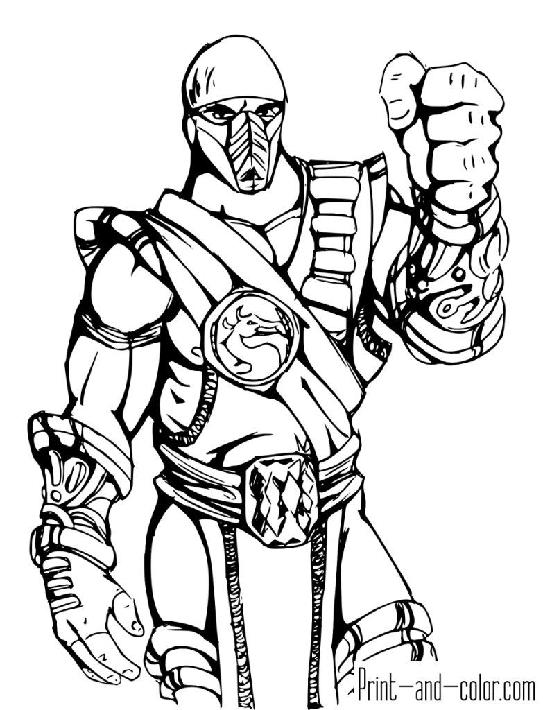 Mortalkombat mortal kombat coloring pages mortal kombat art