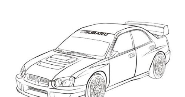 Subaru impreza rally car coloring pages coloring pages subaru rally subaru impreza rally car