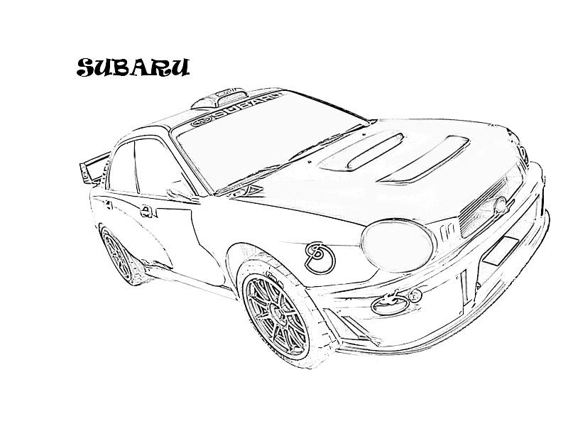 Exotic cars printable coloring page for kids