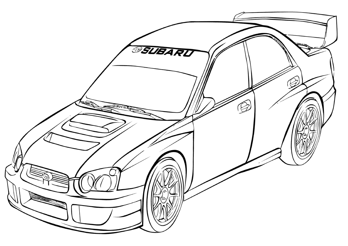 Subaru coloring pages coloring pages to download and print