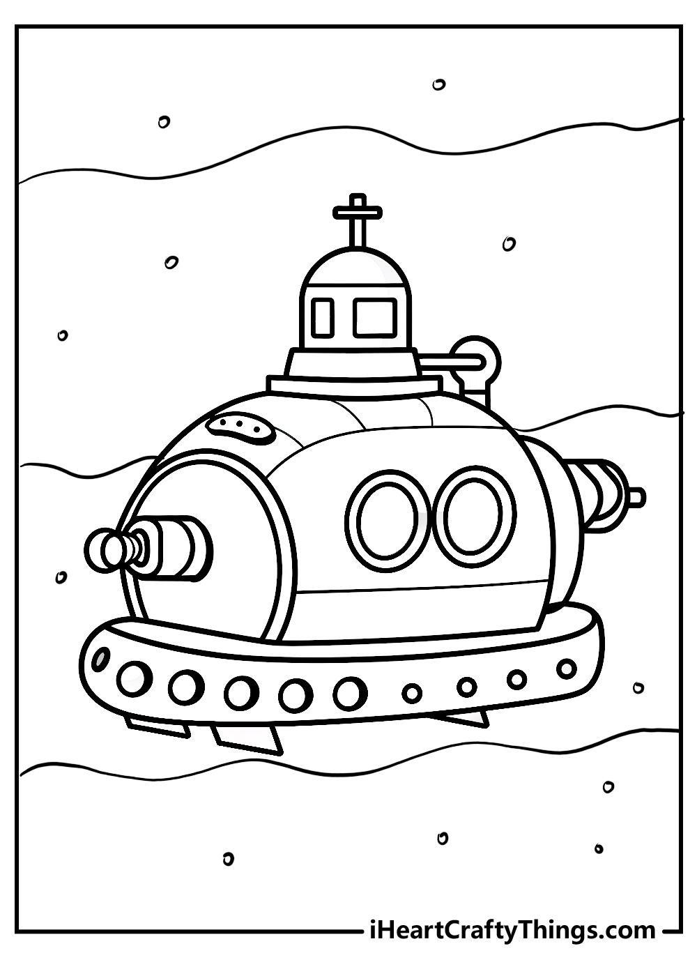 Submarine pages free printables
