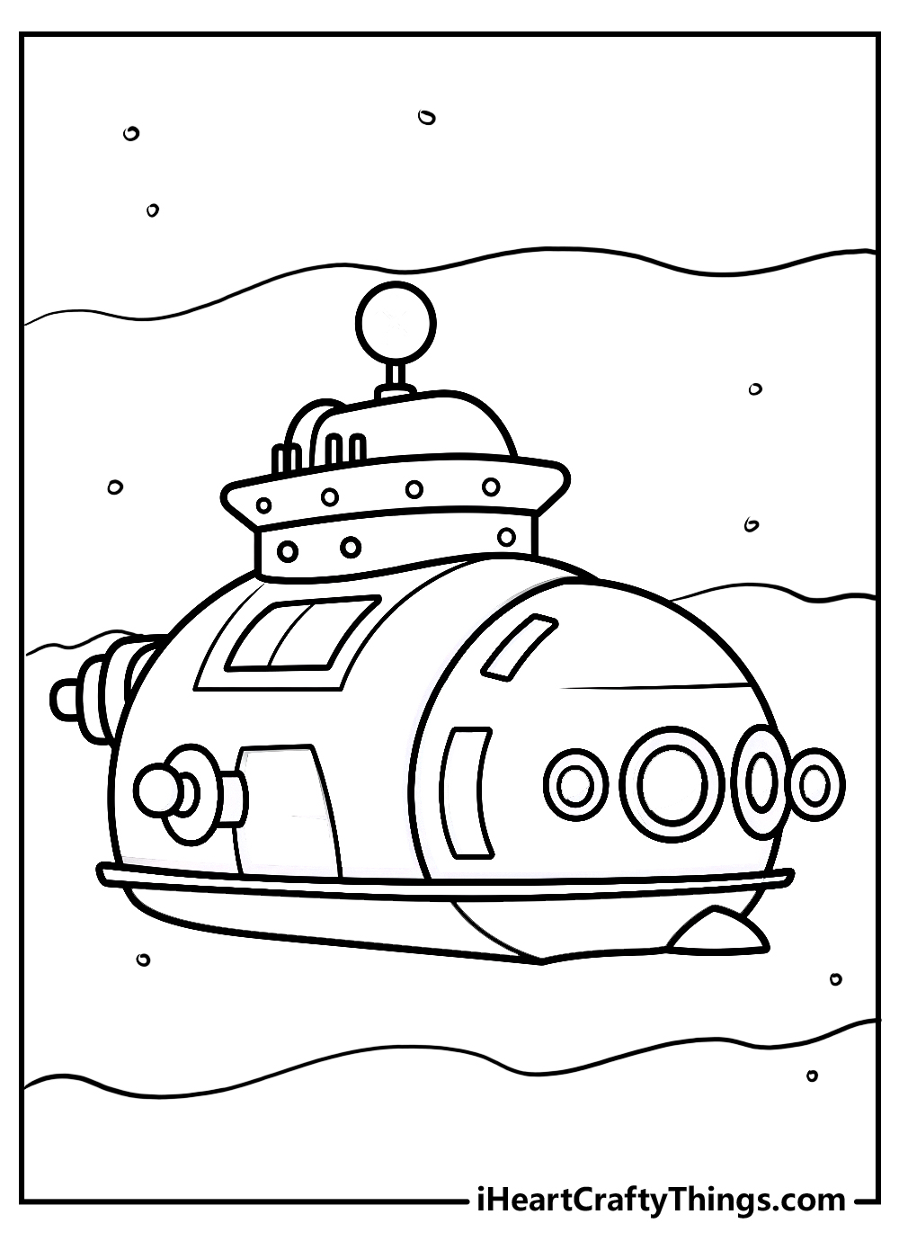 Submarine pages free printables