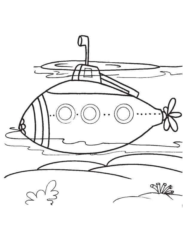 Modern submarine coloring page download free modern submarine coloring page for kids coloring pages bear coloring pages easy coloring pages