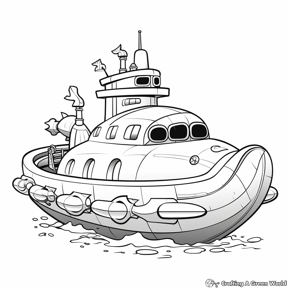 Warship coloring pages