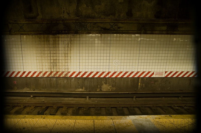 Dirty subway stock photos
