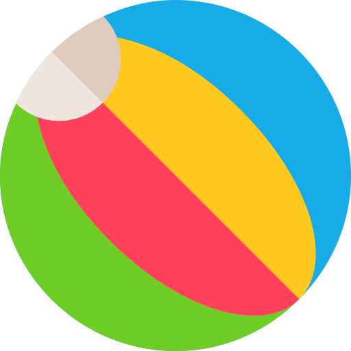 Page beach ball isolated images