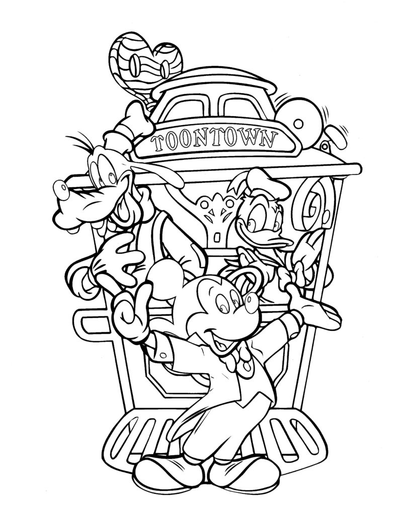 Walt disney world coloring pages â the disney nerds podcast