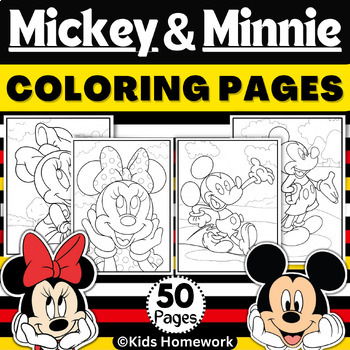Disney mickey minnie mouse coloring pages i summer end of year activities