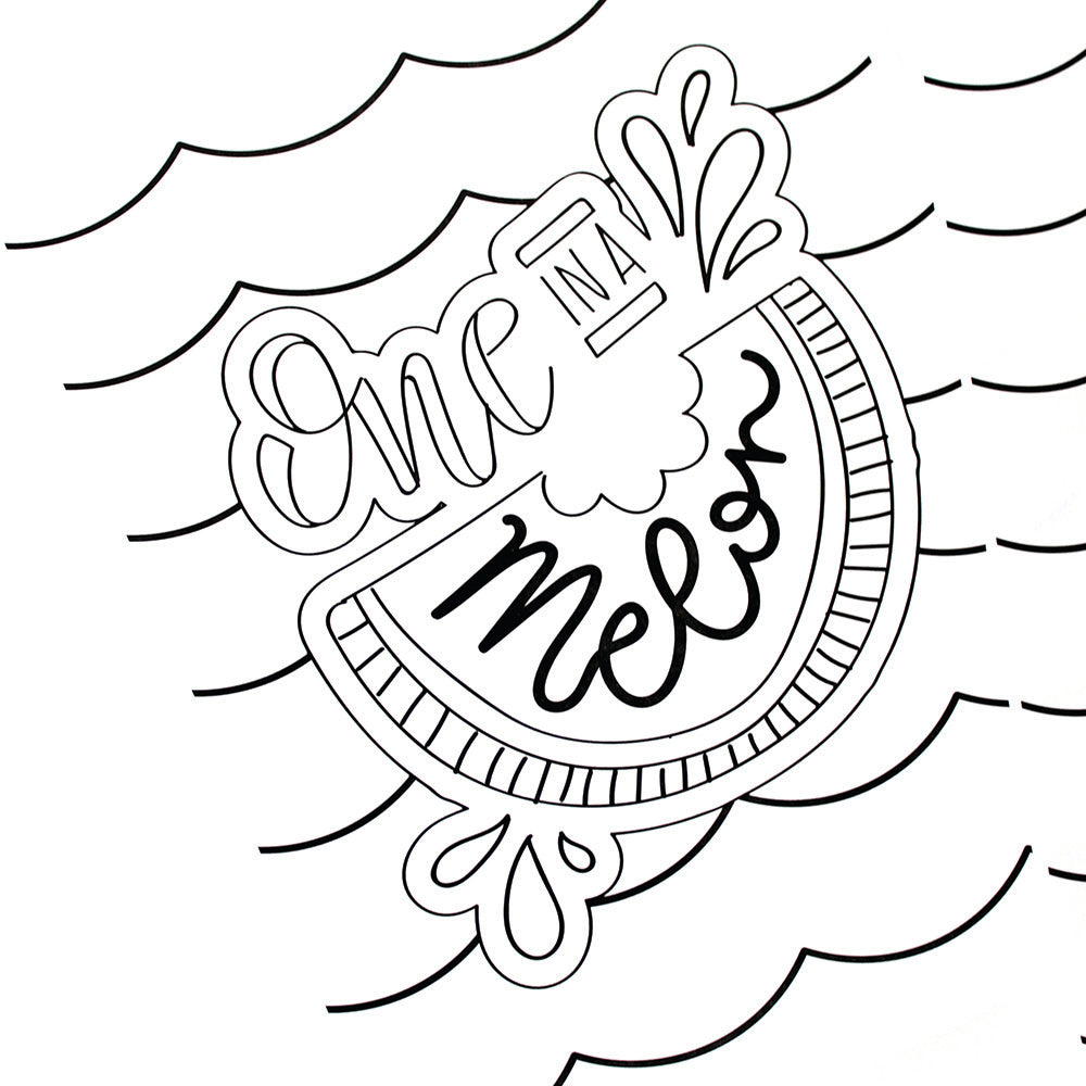 Fun and free summer coloring pages