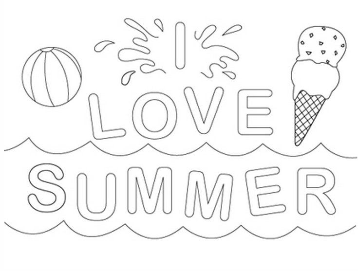 Summer coloring pages summer coloring sheets summer coloring pages coloring pages for kids