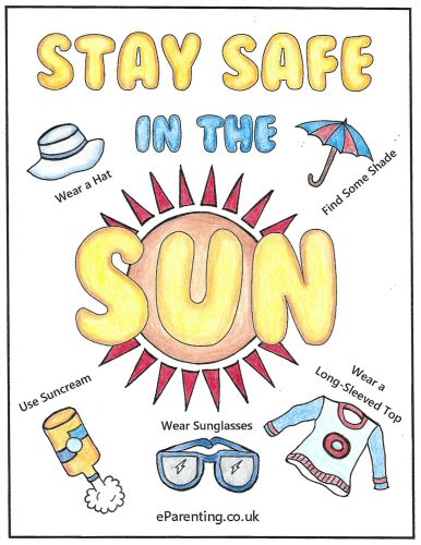 Sun safety louring picture