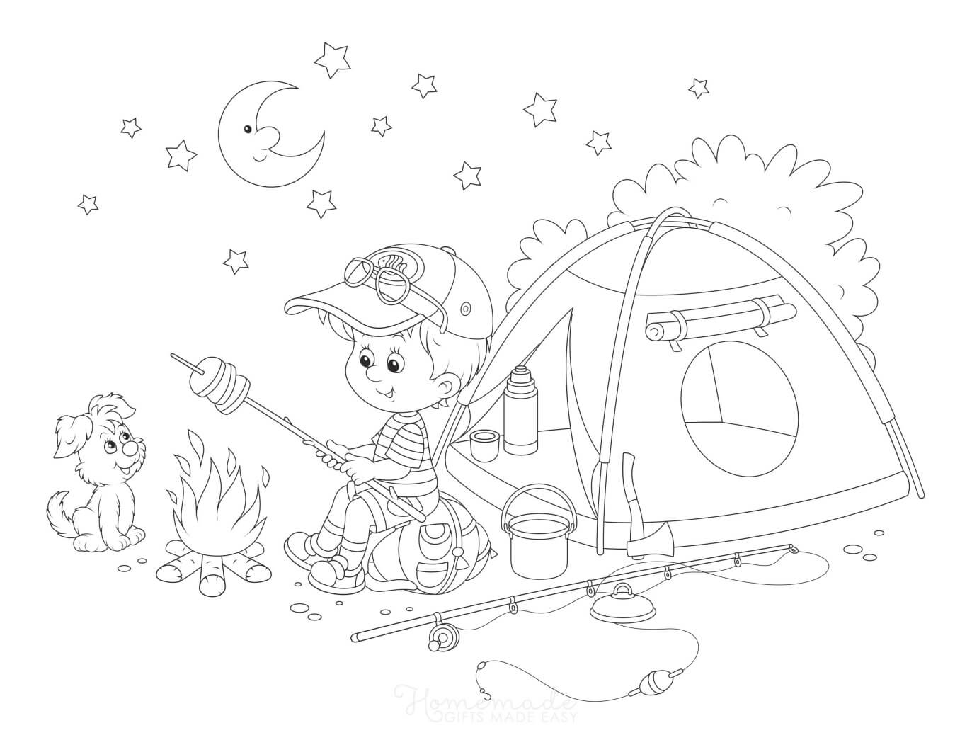 Printable summer coloring pages for adults kids