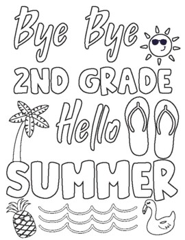 Last day of school cards summer coloring pages end of the school year