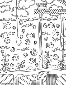 Summer coloring pages