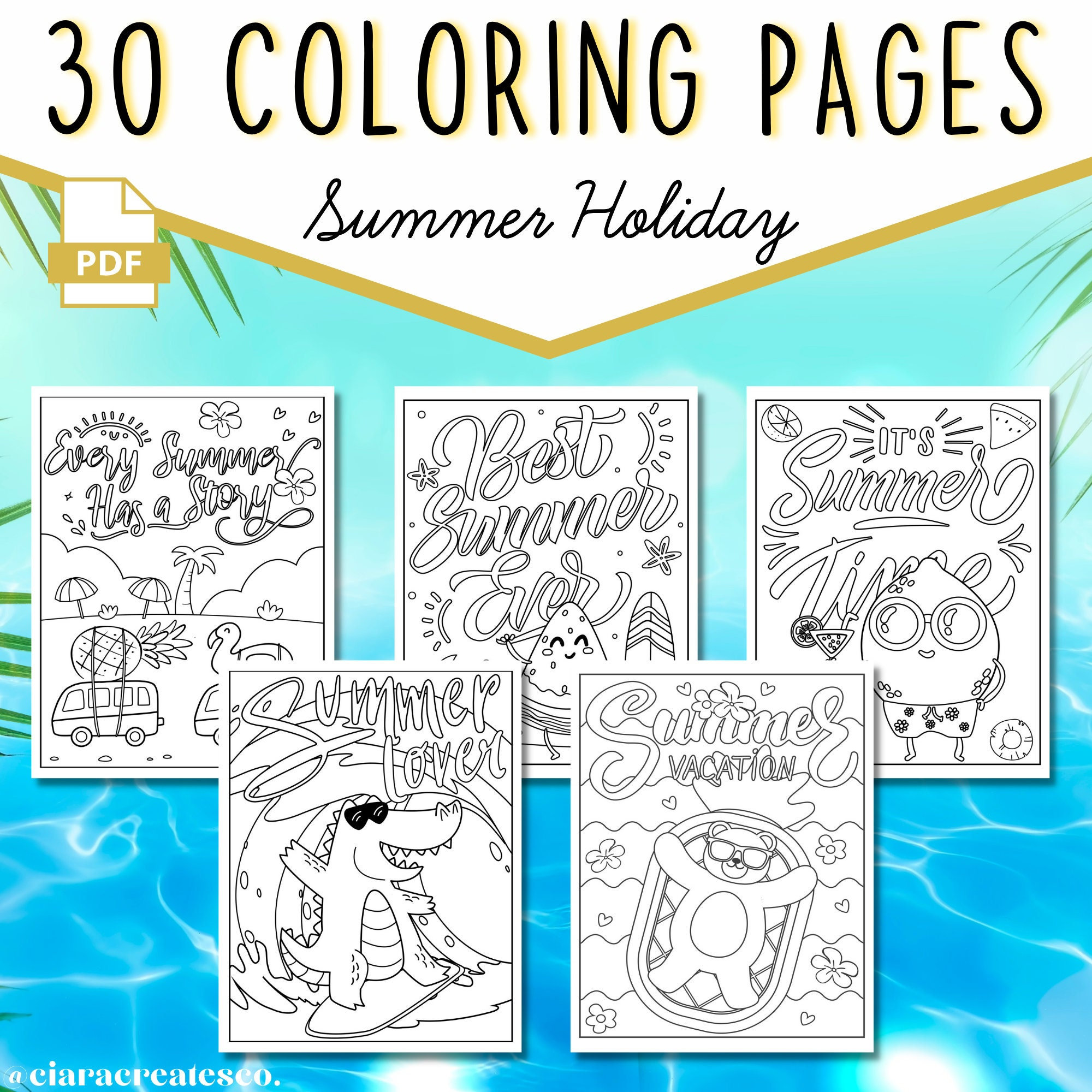 Summer coloring pages summer coloring pages for kids