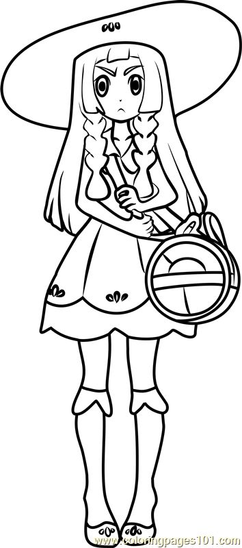 Lillie pokemon sun and moon coloring page moon coloring pages pokemon coloring valentines day coloring page