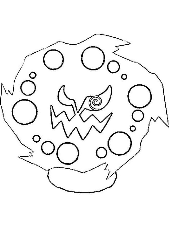 Discover the magic of pokemon spiritomb coloring pages