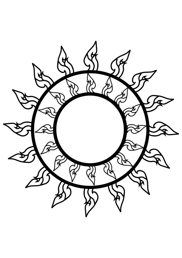 Sun coloring pages free personalizable coloring pages