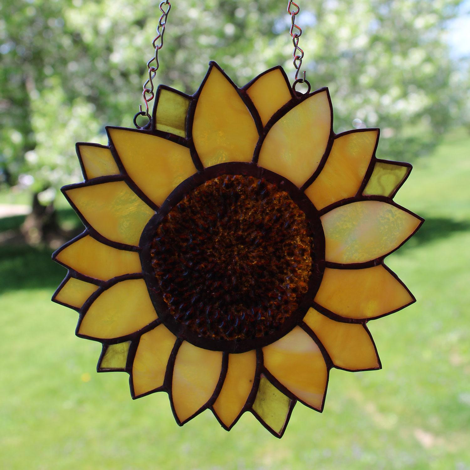 Free sunflower pattern more delphi glass