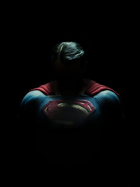 Wallpaper k superman in dark wallpaper