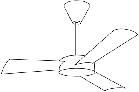 Ceiling fan coloring page free printable coloring pages
