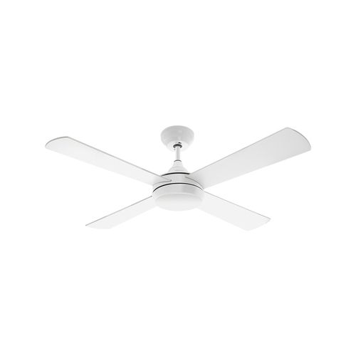 Arlec cm white blade boston ii ceiling fan with cct light and remote