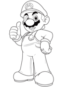 Super mario bros coloring pages free coloring pages