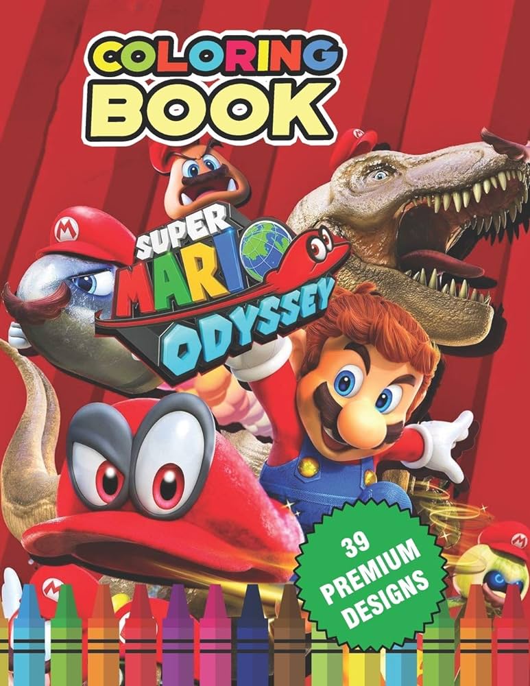 Super mario bros coloring book great coloring book for kids and adults