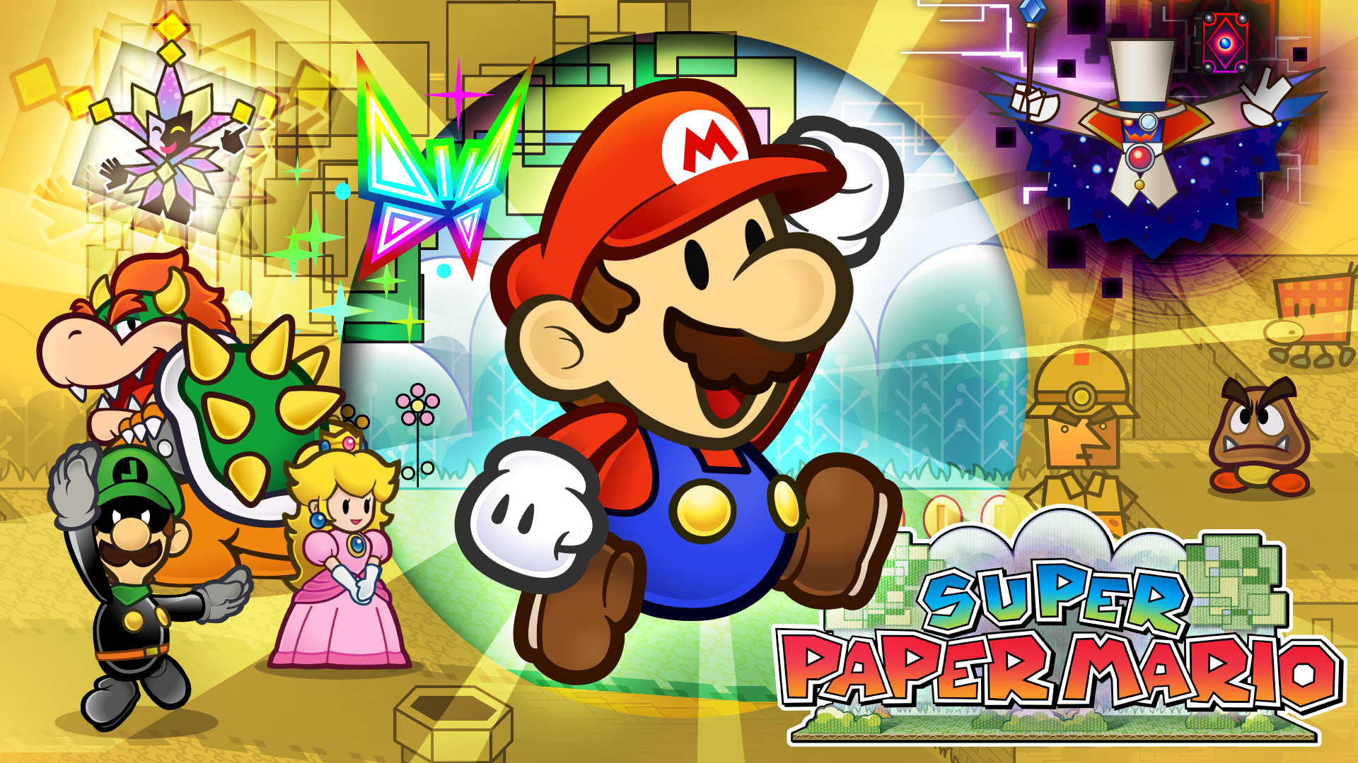 Super paper mario wallpaper by fawfulthegreat on