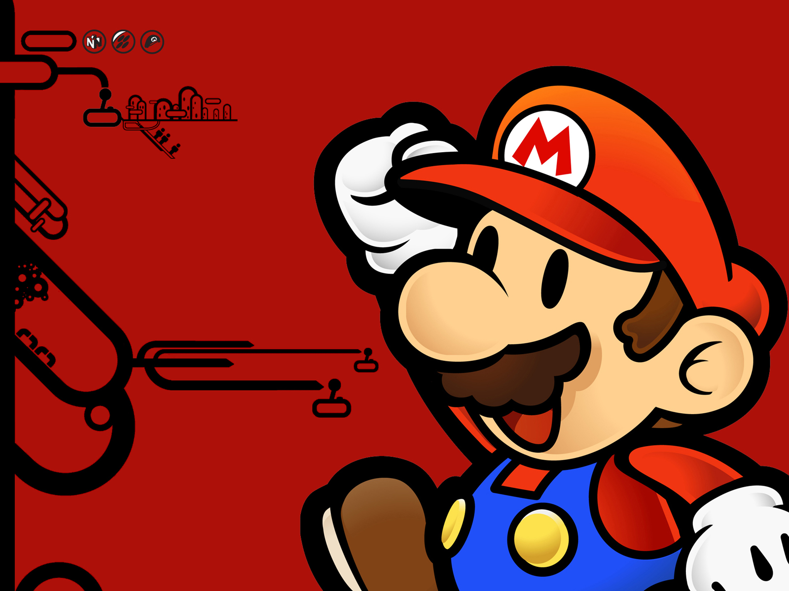 Paper mario hd papers and backgrounds