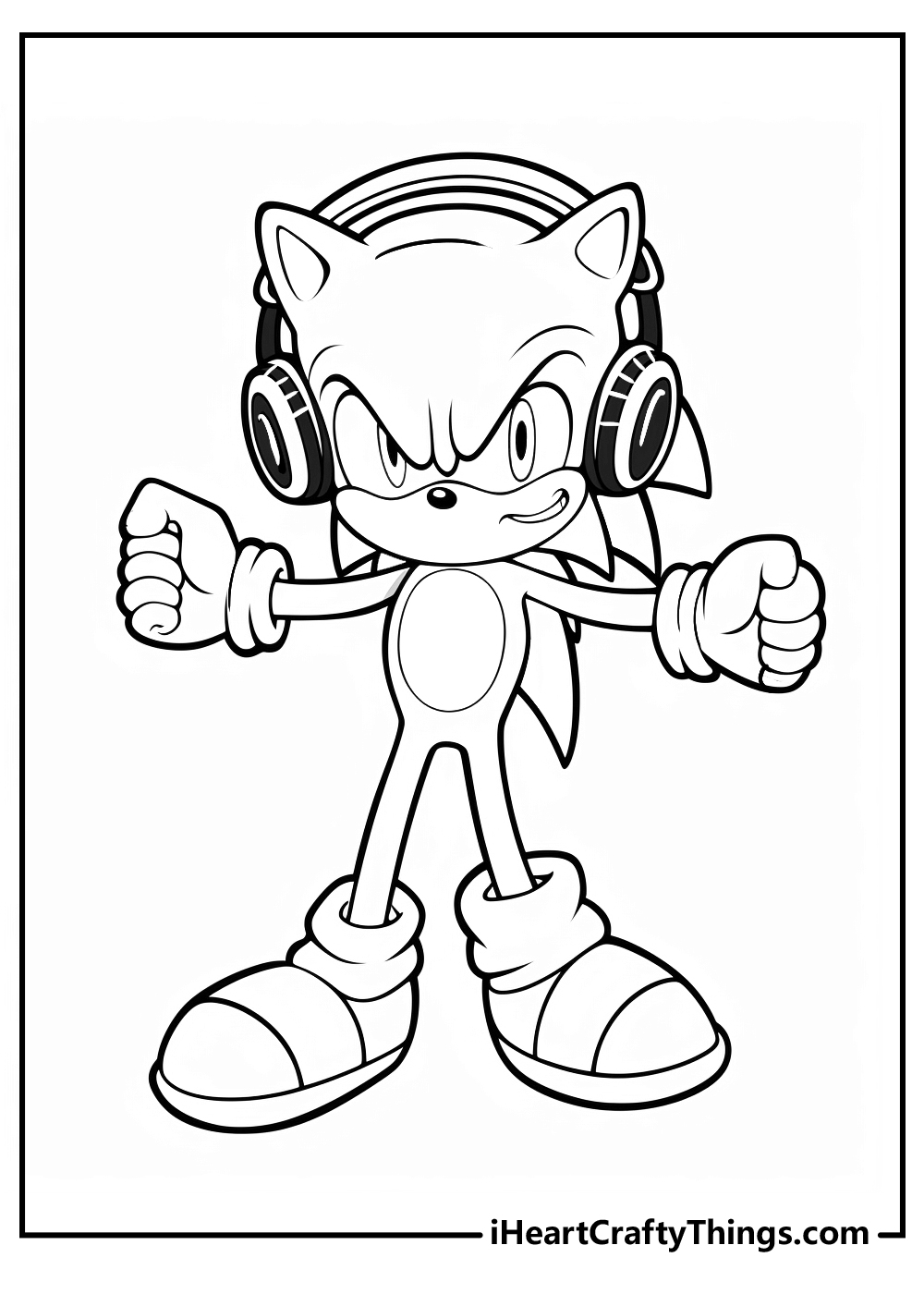 Sonic coloring pages free printables