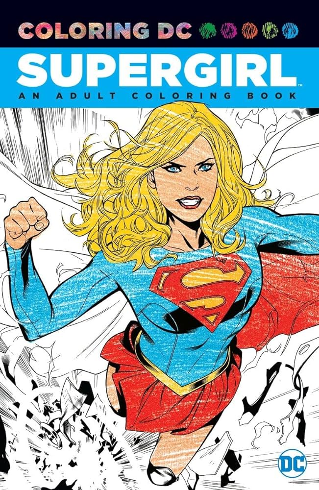 Supergirl an adult coloring book various books