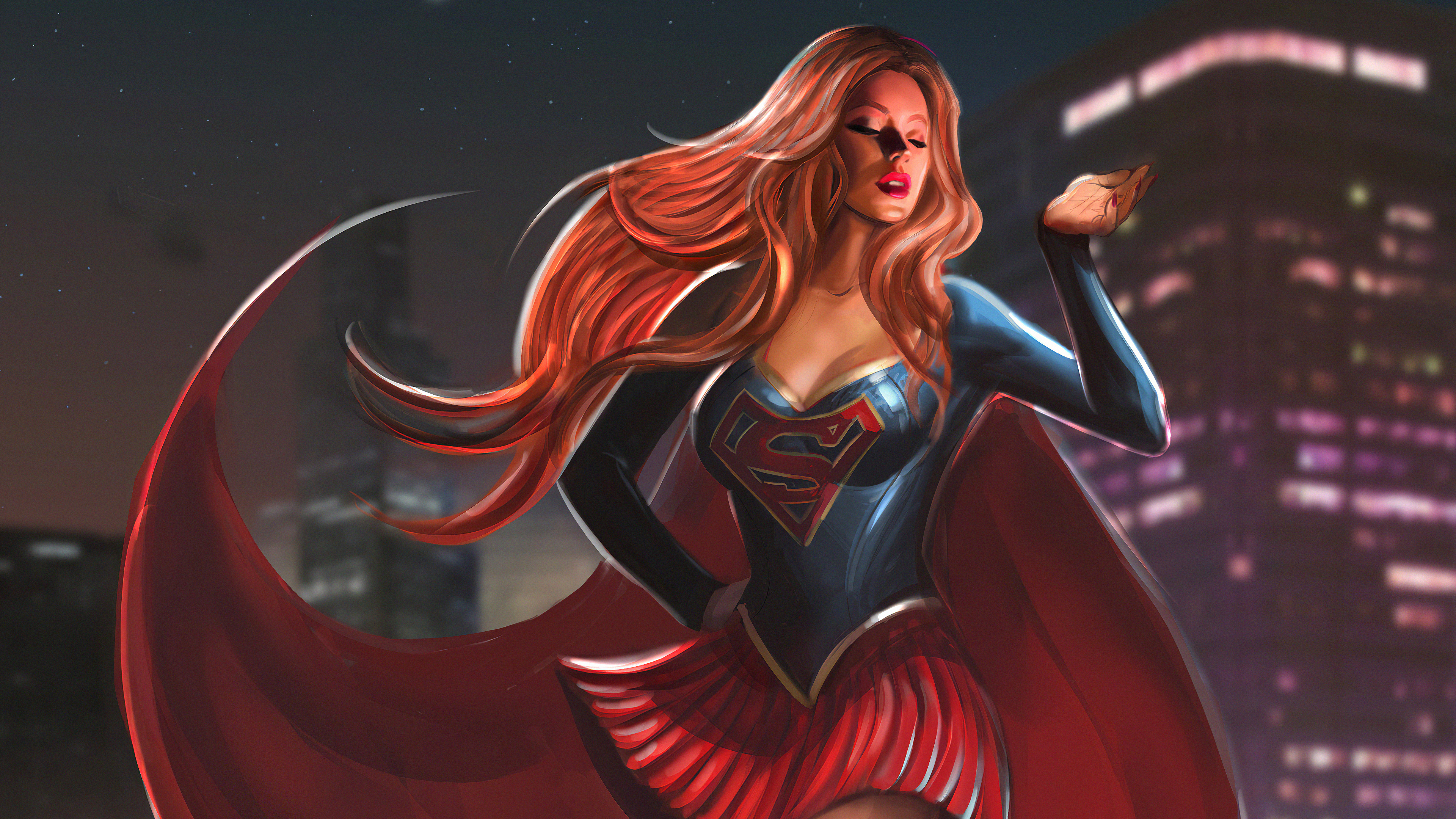 Supergirl fly hd superheroes k wallpapers images backgrounds photos and pictures